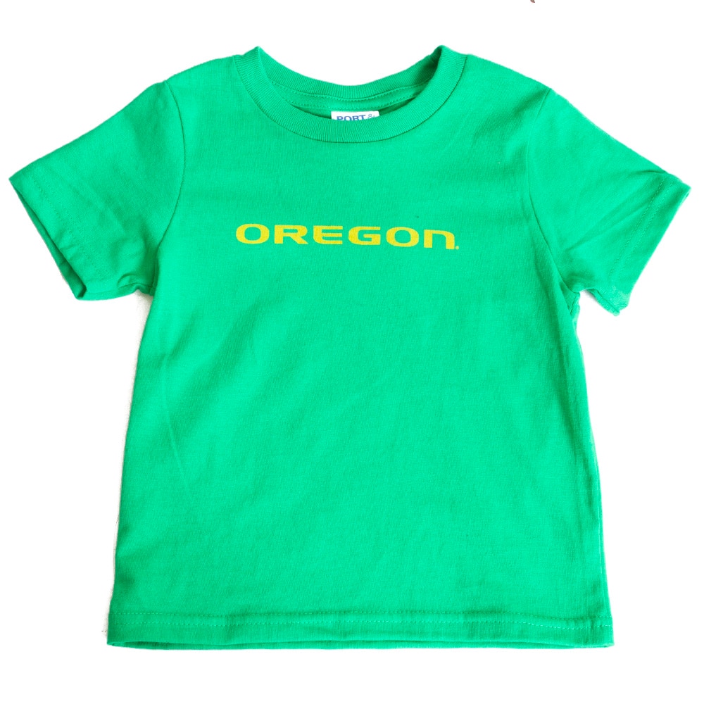 Oregon, McKenzie SewOn, Green, Crew Neck, Kids, Toddler, T-Shirt, 649578